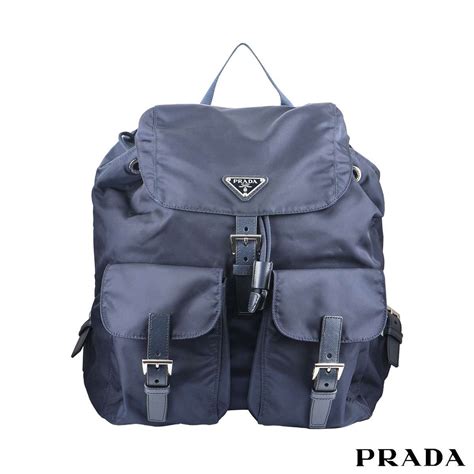 prada blue nylon bag|prada nylon drawstring bag.